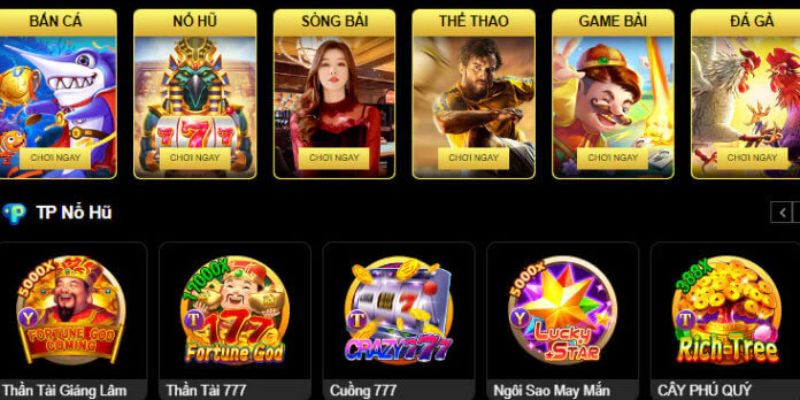 Những trò chơi hot nhất của sảnh game casino